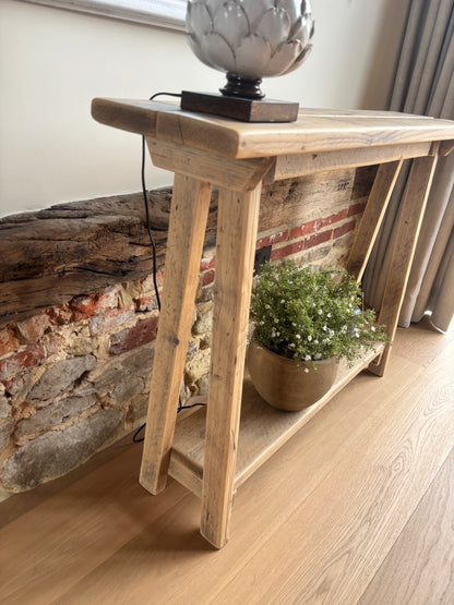 Ennis and Brown Wooden Console Table