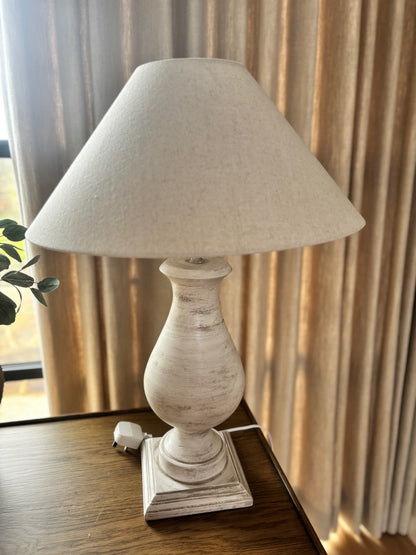 Cowshed Stone Based Lamp with Beige Shade