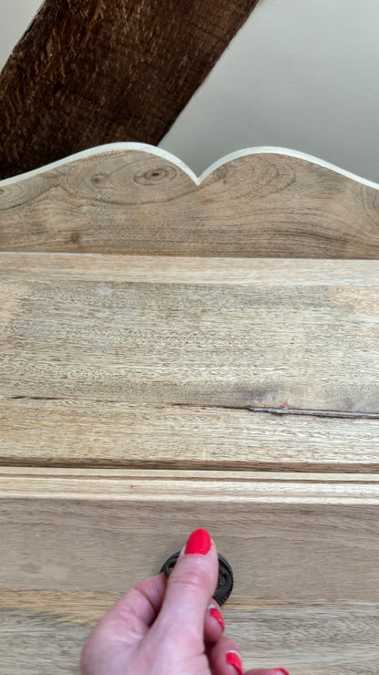 Scumble Goosie Limed Oak Bureau