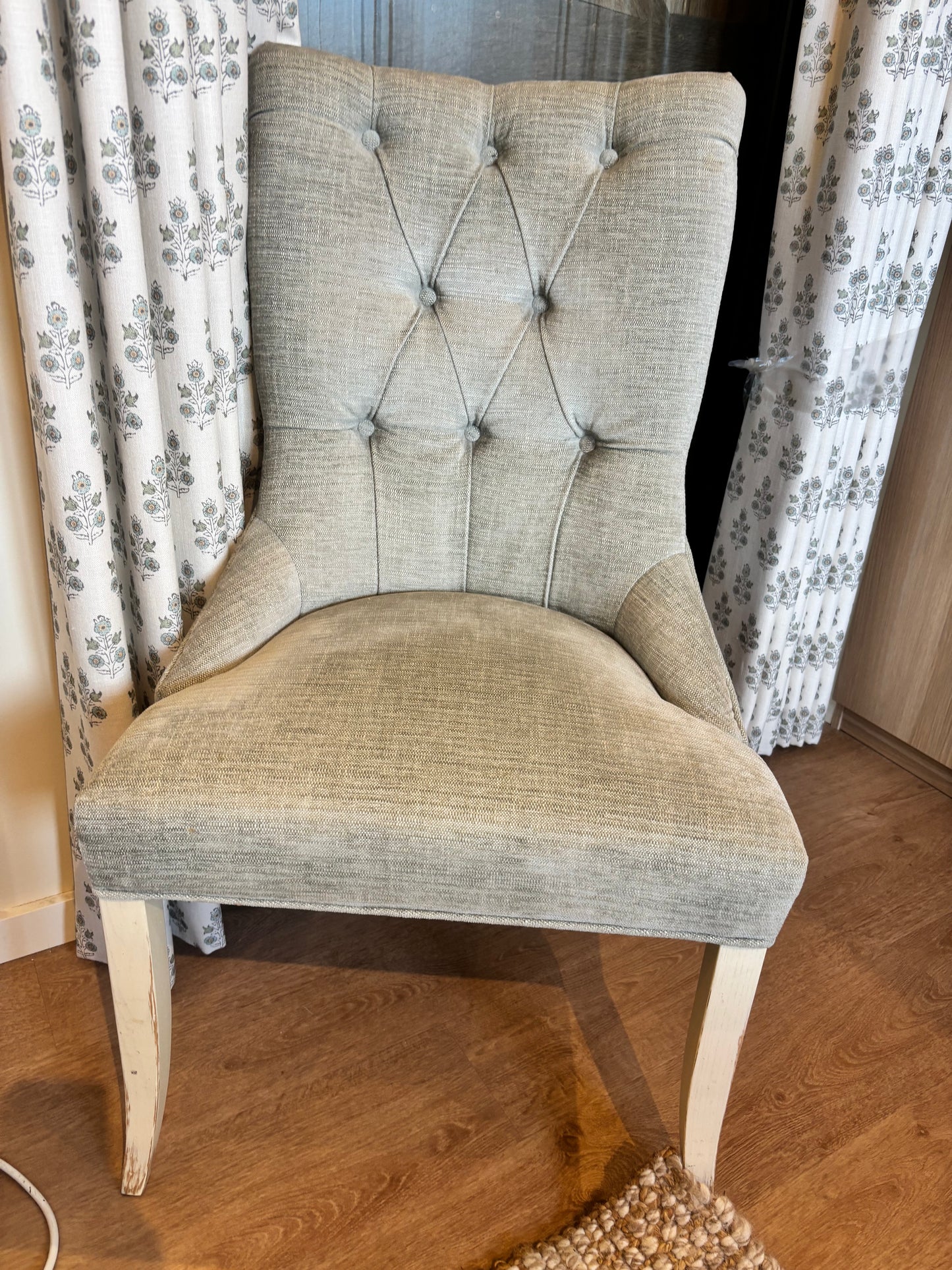 Upholstered Dining Chair Sage