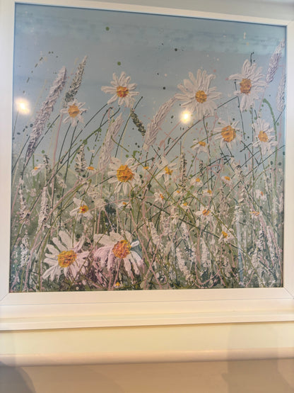 White Framed Daisy