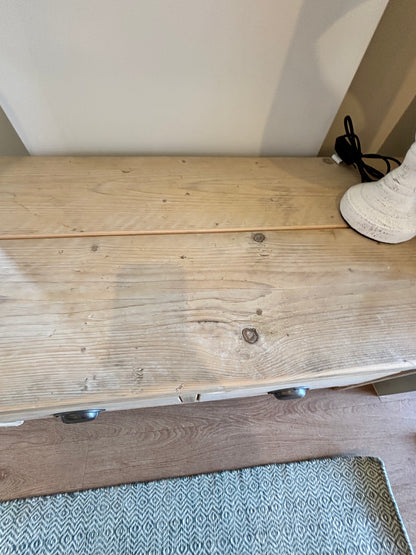 Still and Bloom Washed Oak TV Stand