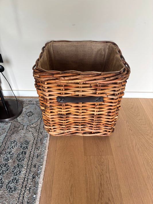 Coach House Large Wicker Square Basket