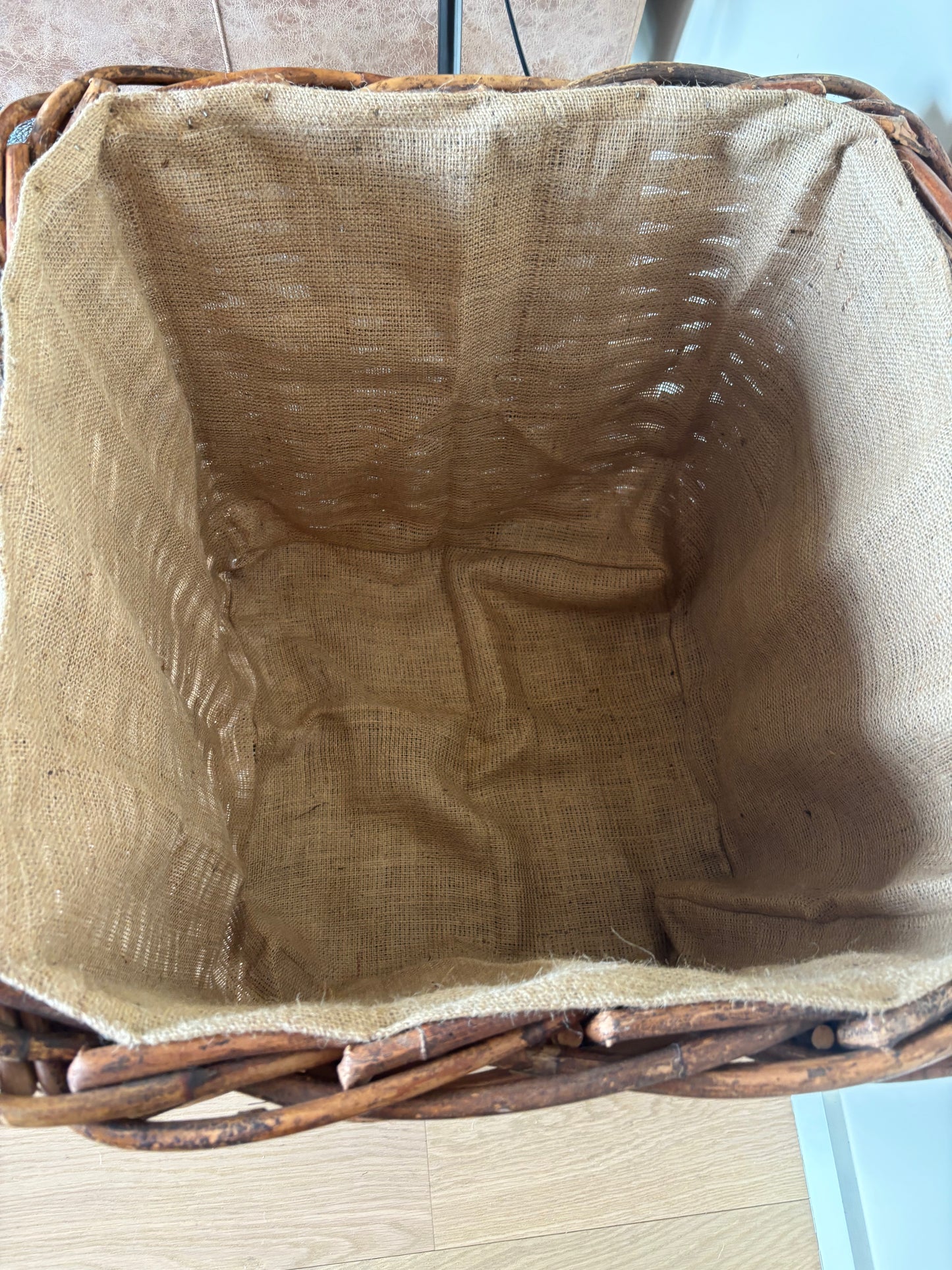 Coach House Large Wicker Square Basket