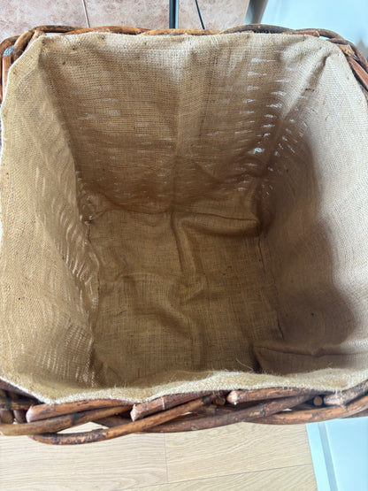 Coach House Large Wicker Square Basket