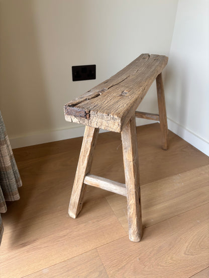 Nkukku Small Wooden Bench/Stool