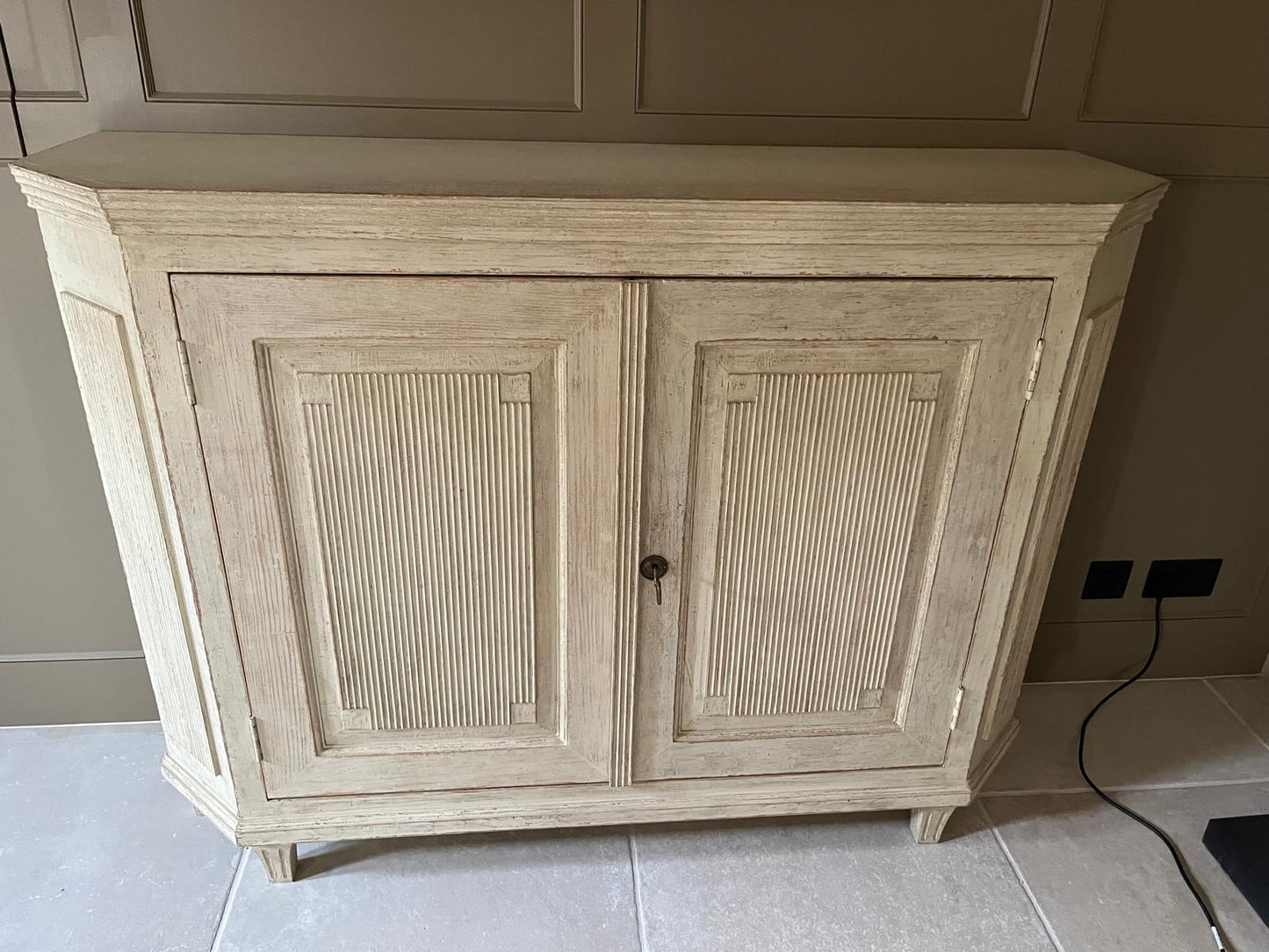 Chelsea Textiles Distressed Vintage Armoire