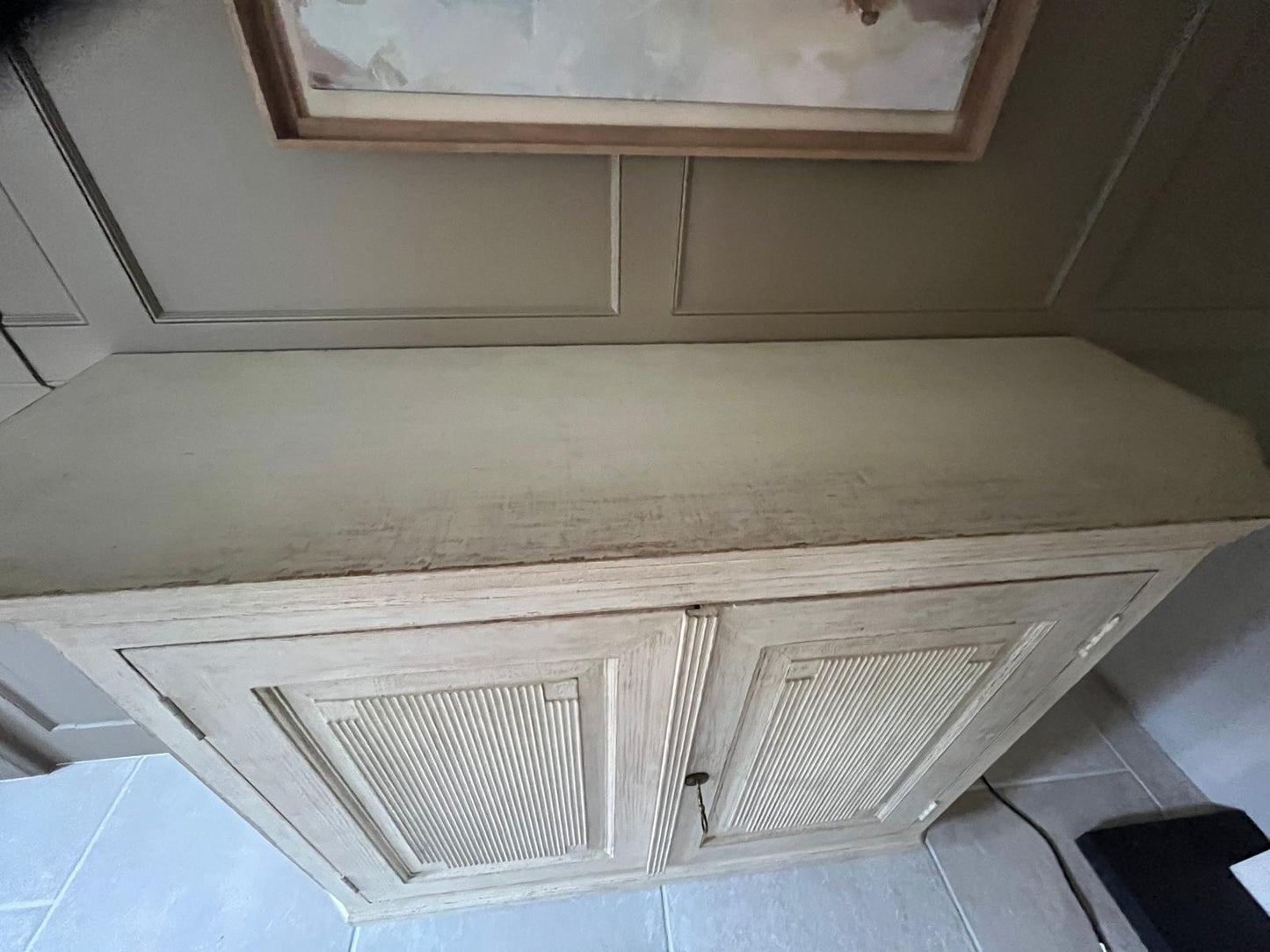 Chelsea Textiles Distressed Vintage Armoire