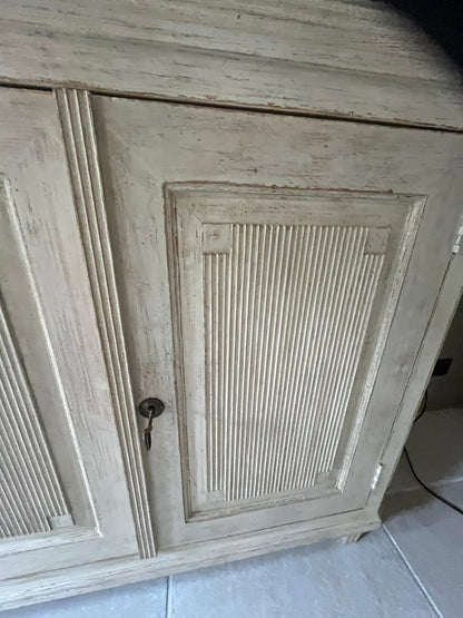 Chelsea Textiles Distressed Vintage Armoire