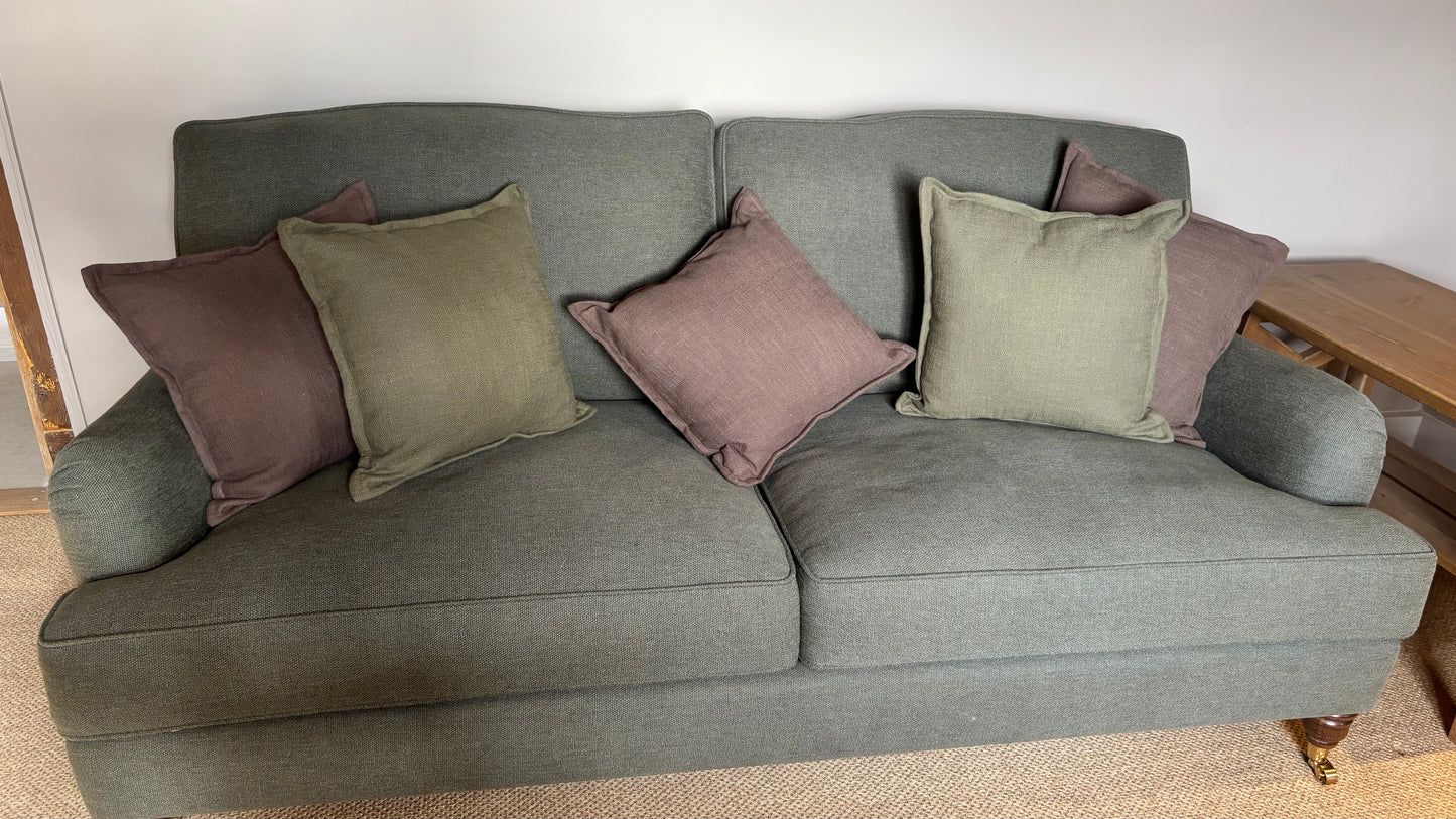 Darlings Green Upholstered Sofa
