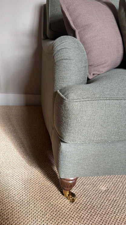Darlings Green Upholstered Sofa