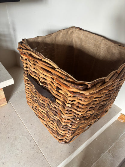 Coach House Large Wicker Square Basket