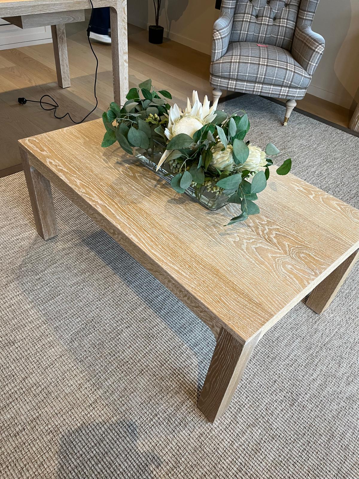 Chelsea Upholstery Limed Oak Coffee Table