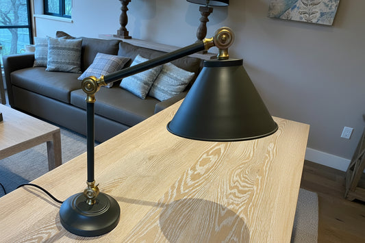 Laura Ashley Anglepose Lamp Taupe