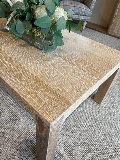 Chelsea Upholstery Limed Oak Coffee Table