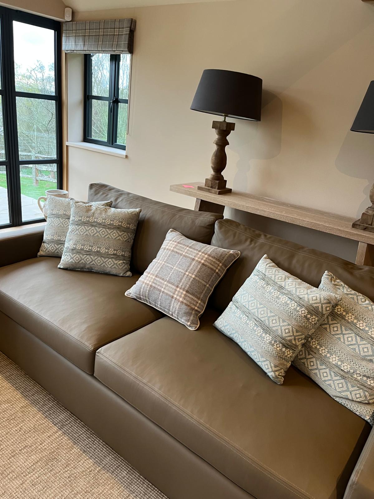 Leather 3 Seater Sofa