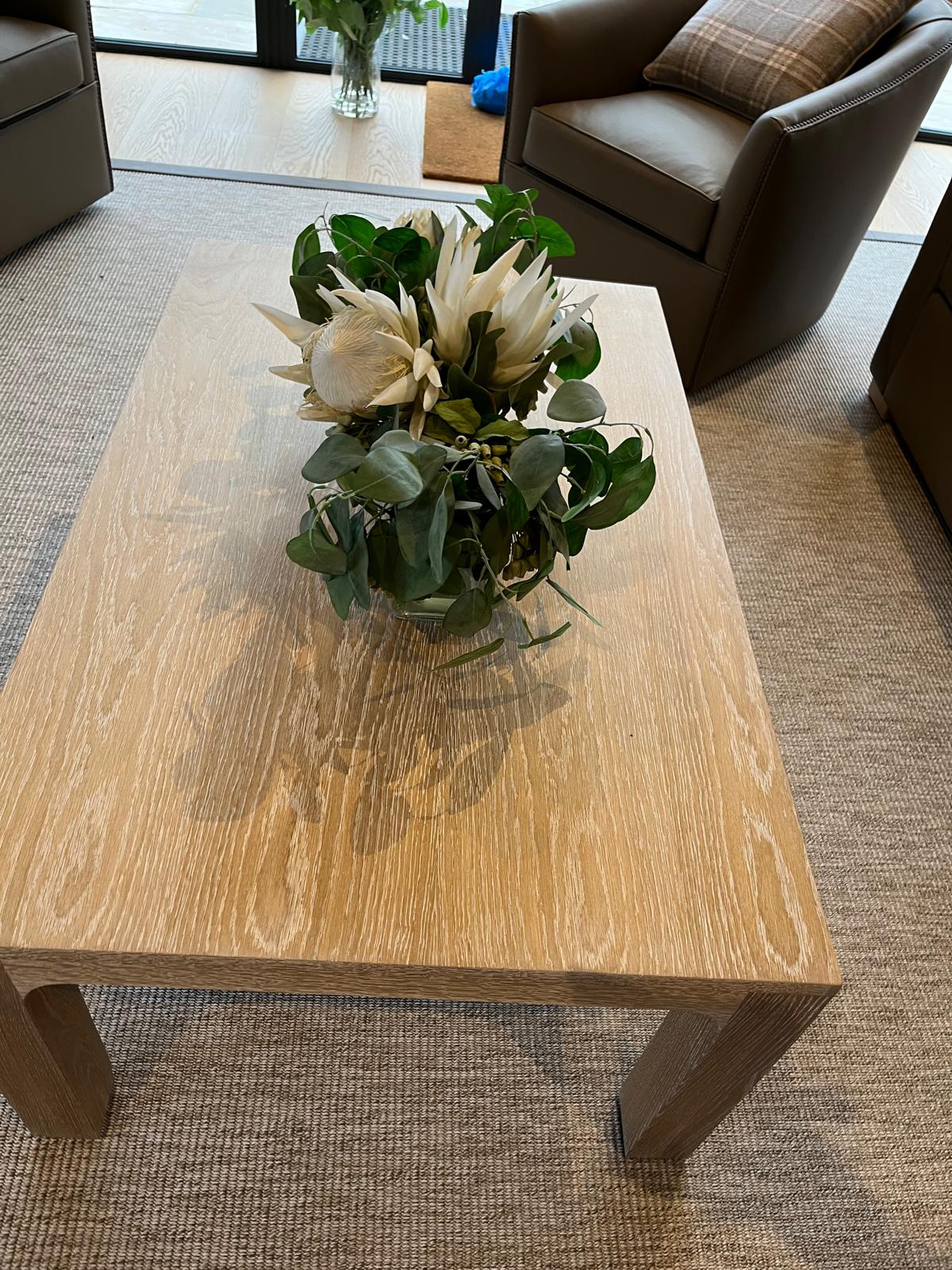 Chelsea Upholstery Limed Oak Coffee Table