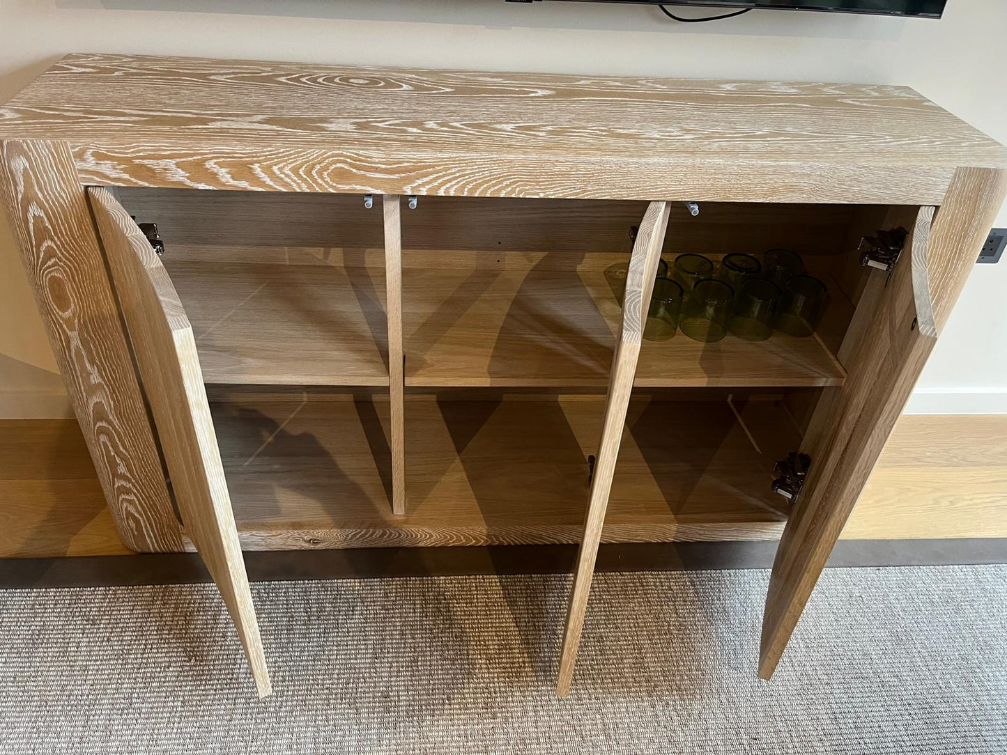 Chelsea Upholstery Limed Oak Sideboard
