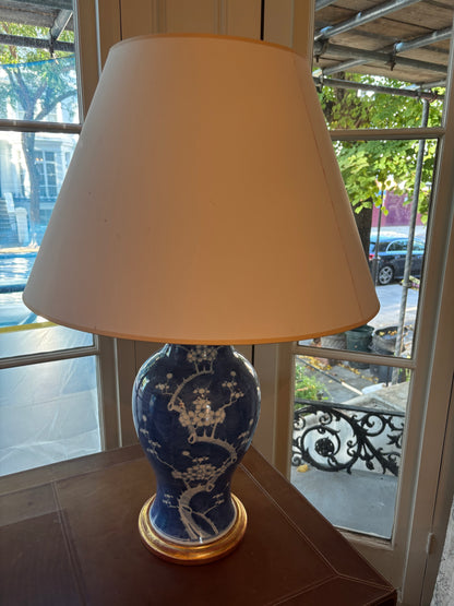 Antique Pair of 19th Century Chinese Vase Lamps