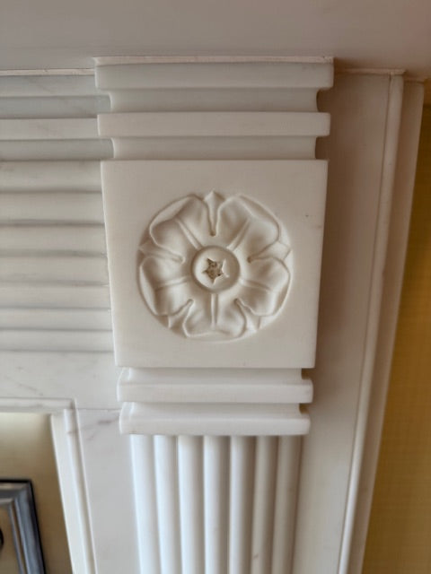 Chesney's White Longbourne Chimney Piece