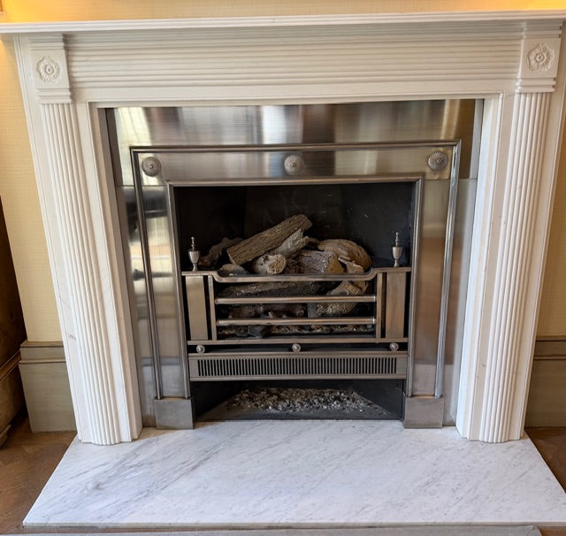Chesney's White Longbourne Chimney Piece