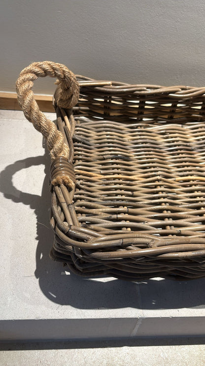 Wicker Basket Tray