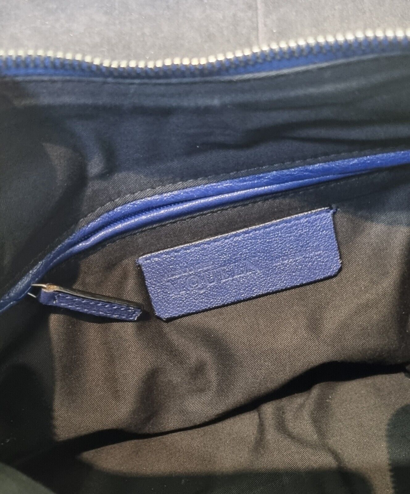 Gorgeous Genuine Alexander McQueen Women's Blue Clutch Bag