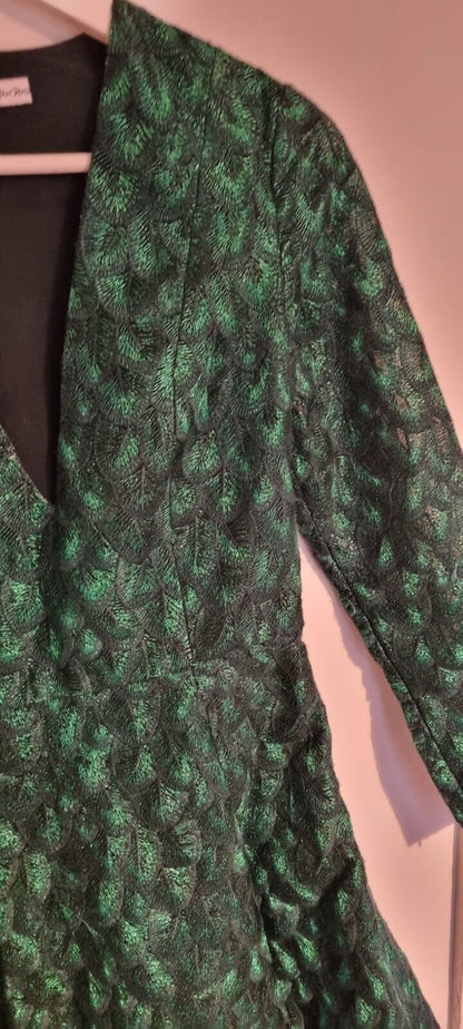And Other Stories  Women's Green Lined Dress Size 34