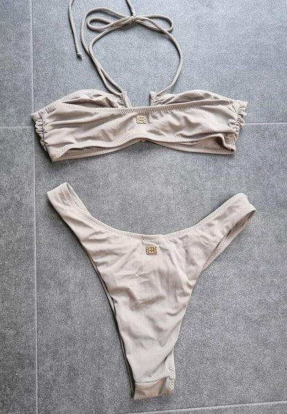 De Rococo Women's Slate Bikini 2 Piece Set Size 8