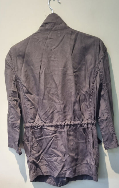 DL1961 Women's Lightweight Long Sleeved Jacket, Shirt With Elasticated Waist XS