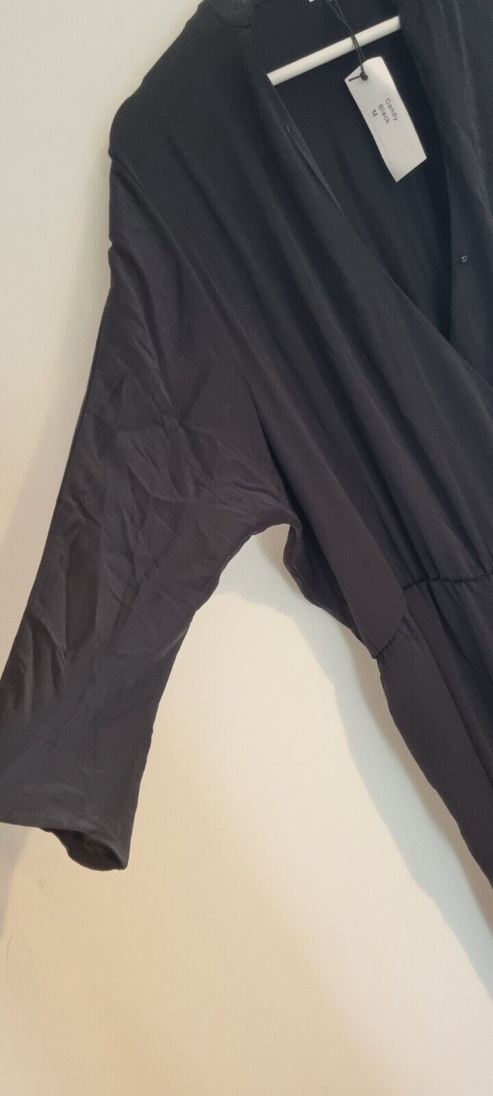 BNWT Moss Copenhagen Women's Style Candy Black Jumpsuit Size M