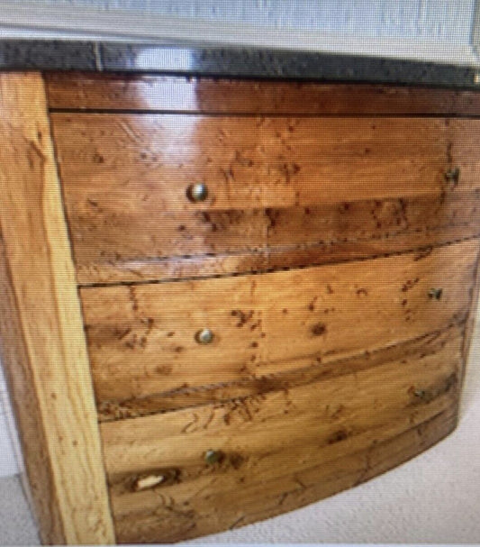 Craig Hamilton (Architect To The Then Prince Charles) Wooden Chest Of Drawers