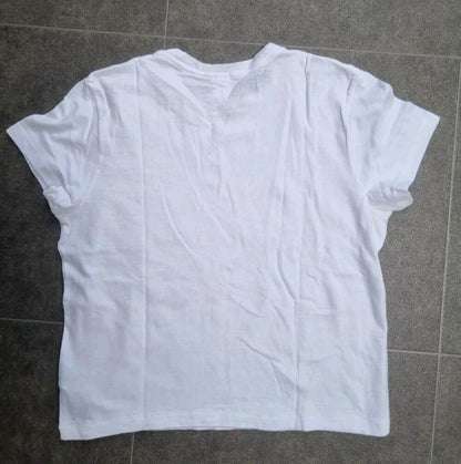 RE/DONE  By Hanes Women's White 100% Cotton T Shirt Size XS