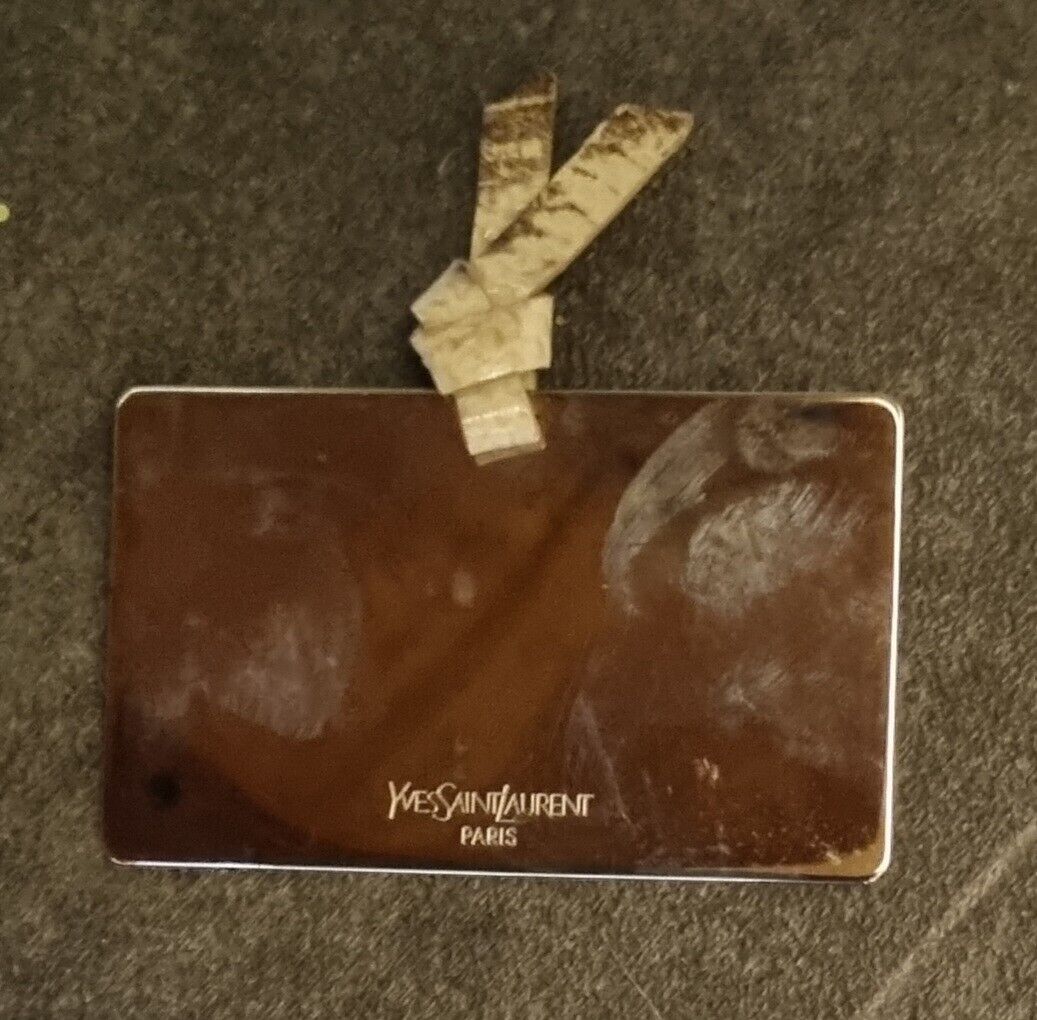 Yves Saint Laurent Women's Oat Colour Patent Leather Handbag, With Dustbag