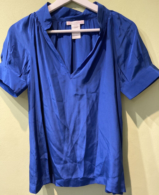 Paul And Joe Women's  Blue Silk Blouse Size Small
