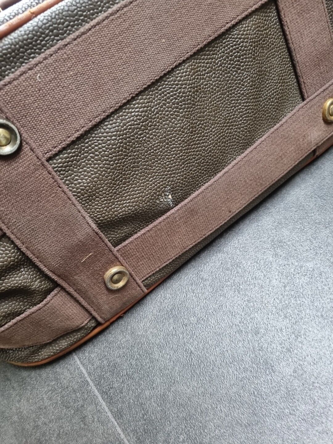 Mulberry Scotchgrain Suitcase, Brown Medium Sized