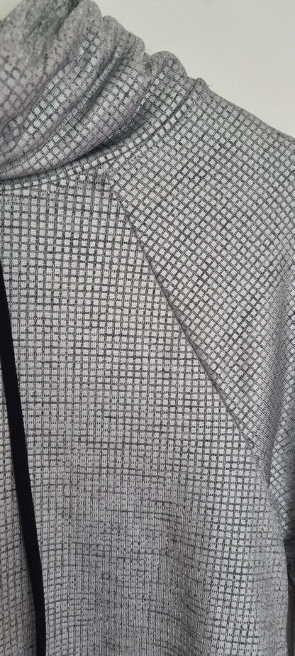 Koral Women's Silver Metallic Activewear Top Size XS