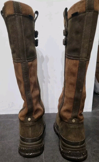 Ariat Women's Brown Suede Leather Knee High Medium Riding Boots Equestrian 6.5