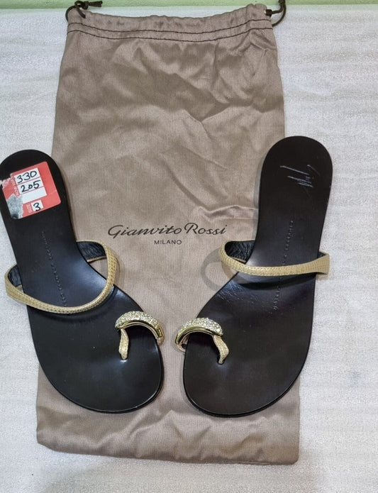 Reduced: Giuseppe Zanotti Flat Sandals Size 3