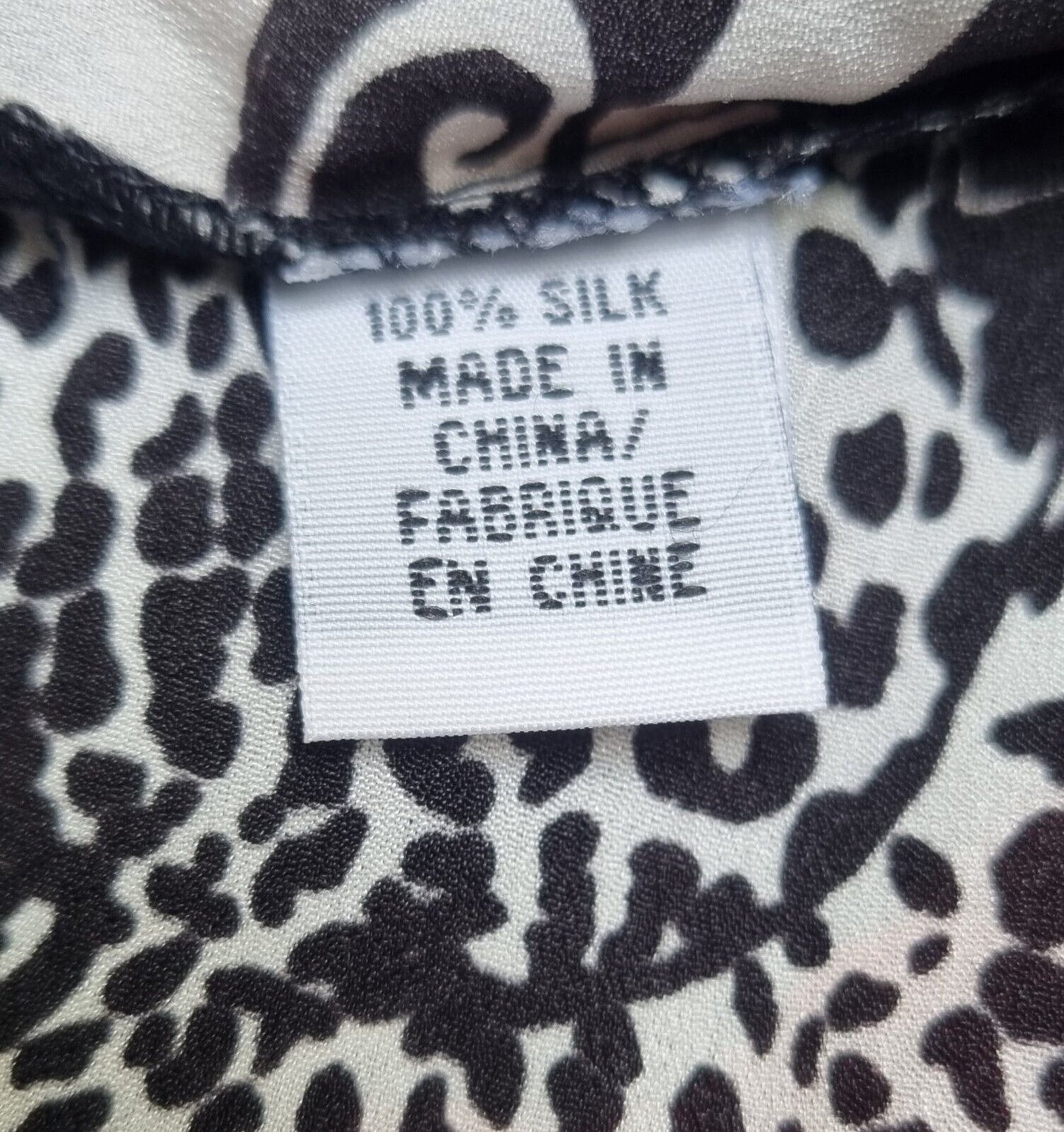 DKNY Donna Karan Women's 100% Silk Kaftan Layered Top Size 2