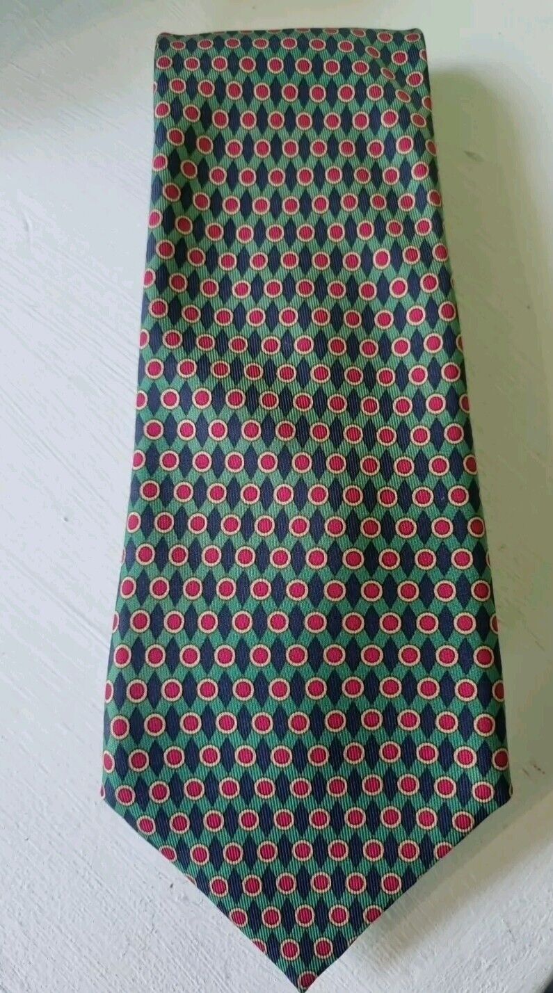 Hermes Men's 100% Silk Tie