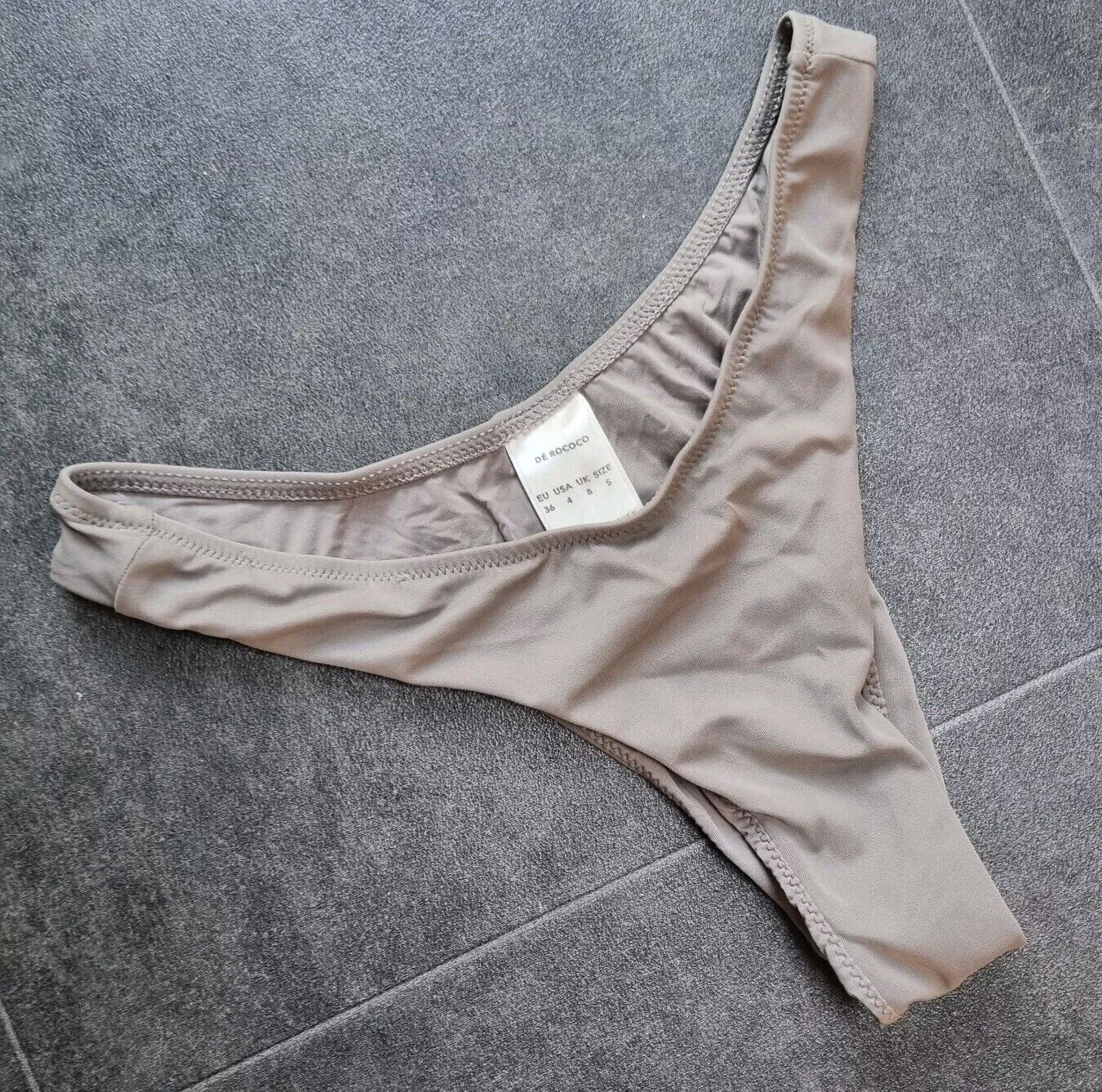 De Rococo Women's Slate Bikini 2 Piece Set Size 8
