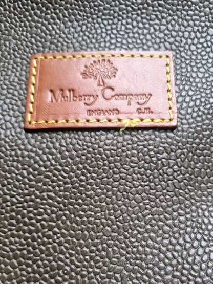 Mulberry Scotchgrain Suitcase, Brown Medium Sized