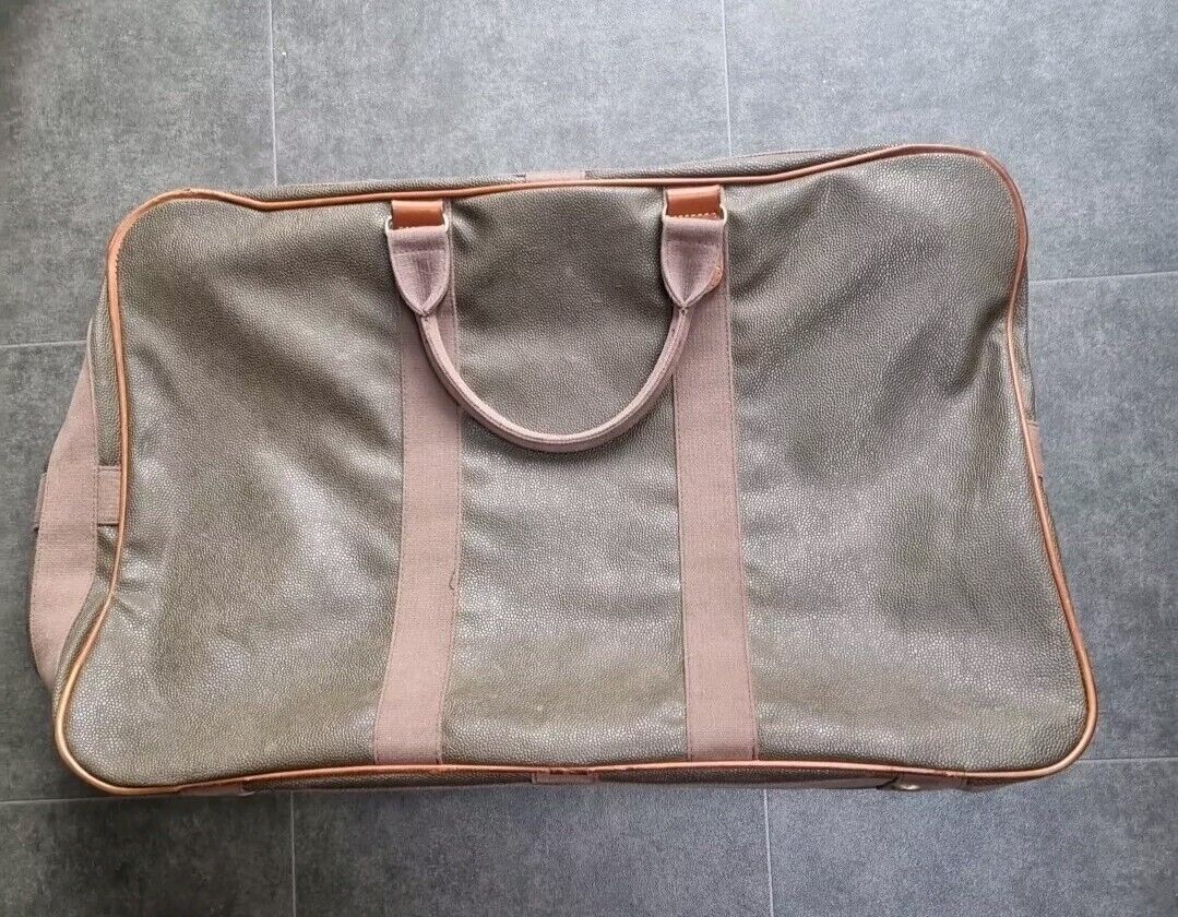 Mulberry Scotchgrain Suitcase, Brown Medium Sized