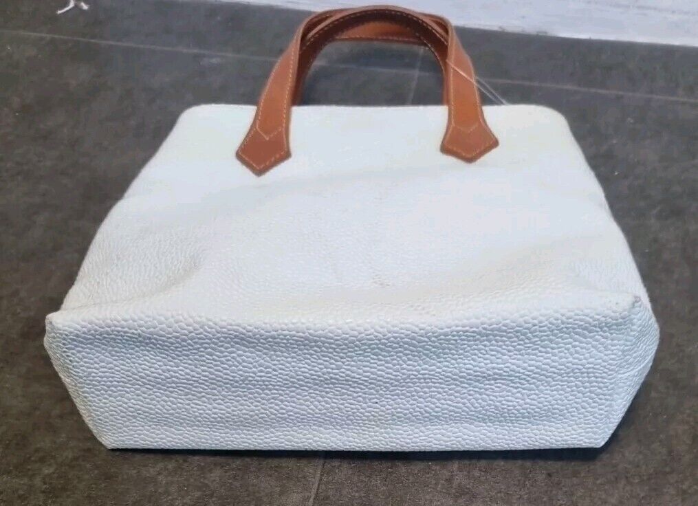 Mulberry Women's Logo Cream/ Brown Small Handbag