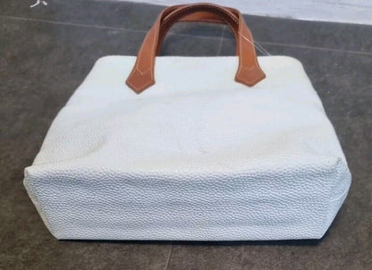 Mulberry Women's Logo Cream/ Brown Small Handbag