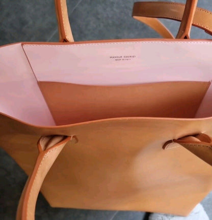 Mansur Gavriel Made In Italy Women's Tan Large Shoulder Bag