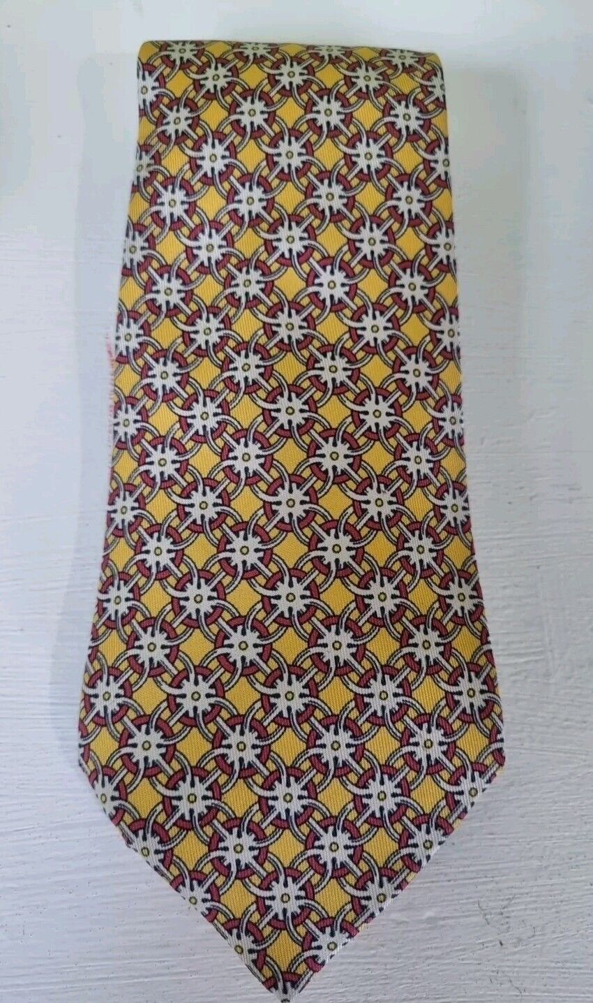 Hermes Men's 100% Silk Tie
