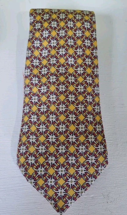 Hermes Men's 100% Silk Tie