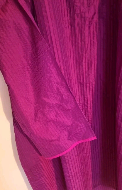 Maharani Women's Purple Kaftan, Shirt Dress. Large. Plus 2 Trousers Unbranded S